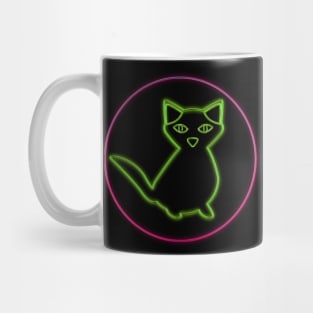 Neon Cat Mug